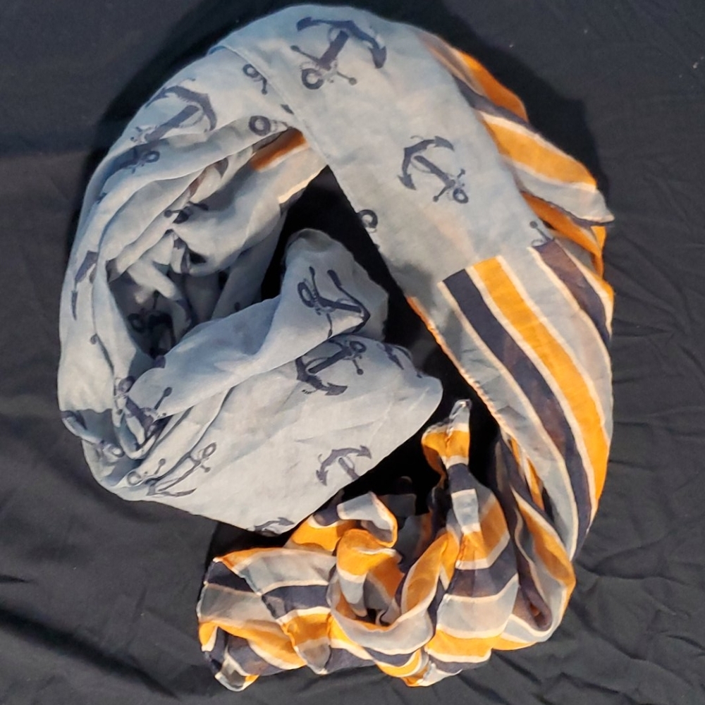 Charming Charlie nautical scarf